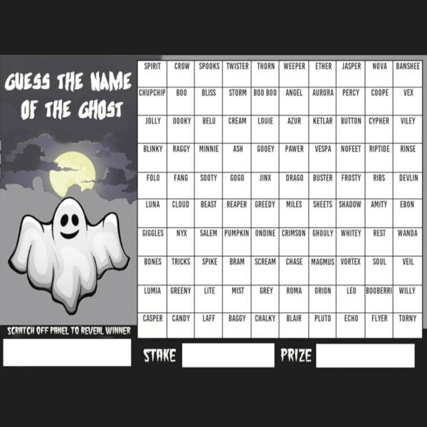 Guess the Name of the Ghost