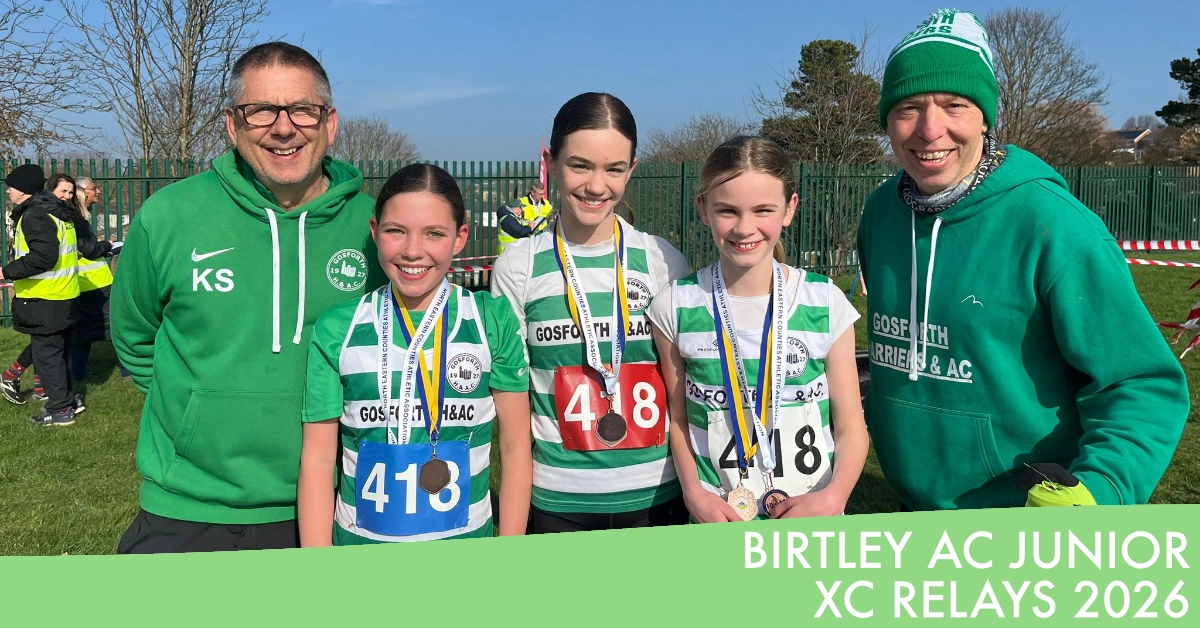 Birtley AC Junior XC Relays 2026: Bronze Success for Gosforth Harriers