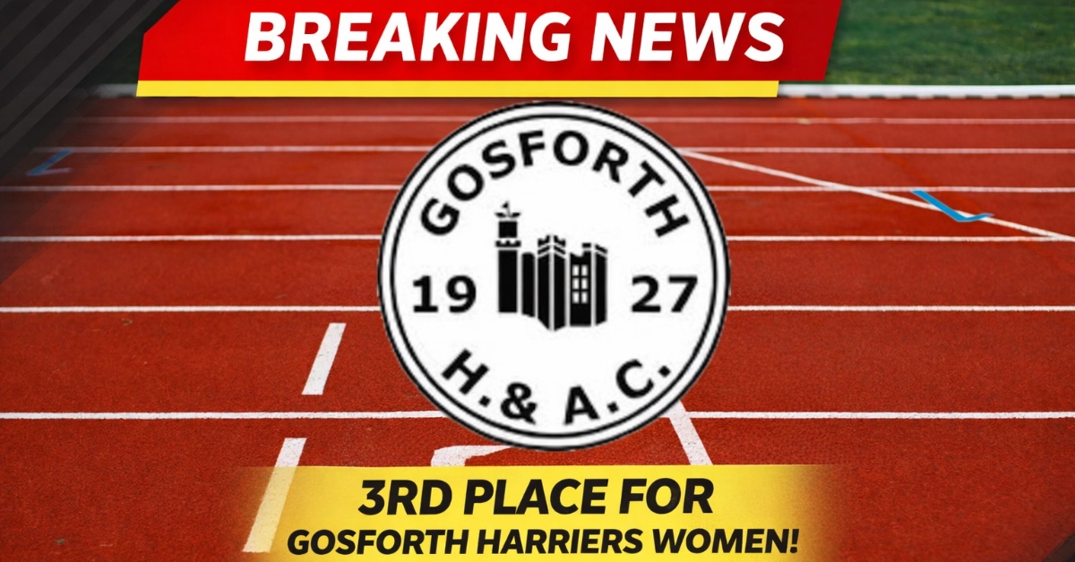 🥉 Gosforth Harriers Women Secure 3rd Place in Masters!
