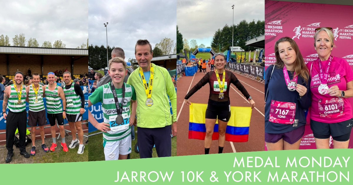 Medal Monday: A weekend of achievements at Jarrow 10K & York Marathon